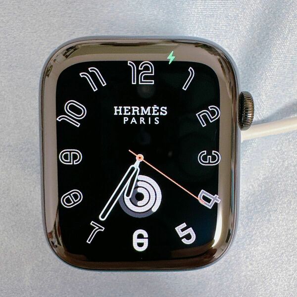 Apple Watch Hermes Series 7 45mm ブラック バッテリー最大容量90% Cellular エルメス