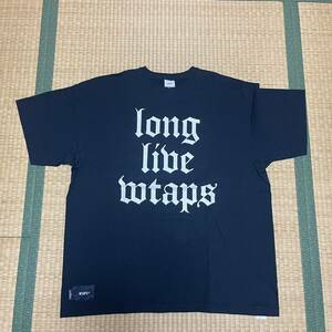 【04 表記 XL 】WTAPS LLW SS COTTON NAVY long live wtaps tee Tシャツ T ネイビー 紺 logo タグ有り スポット タグ有り 付属品有り