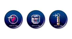 【送料無料／新品】アンリアルライフ オリジナルミニ缶バッジ（3種セット） / UNREAL LIFE 限定版 特典 グッズ