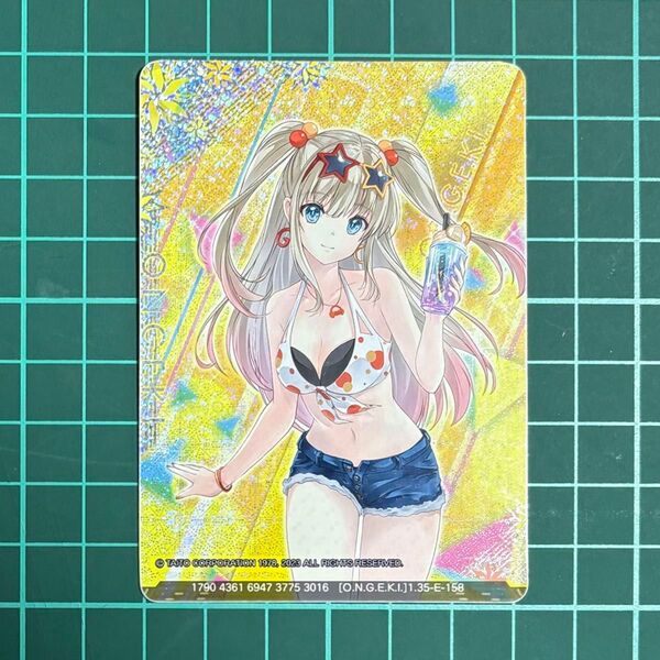 グルコス グルーヴコースター ビキニ ユメ オンゲキ カードプリント 全ホロ4