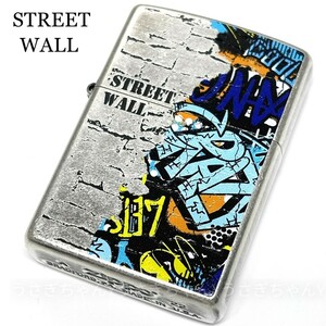 zippo☆STREET WALL☆シルバーバレル☆ジッポ ライター