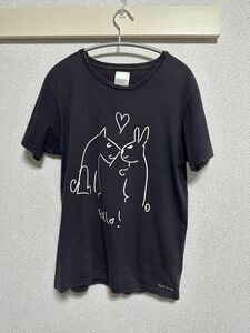 Paul Smith ポールスミス Drawn by Paul 総柄 アート 柄 Tシャツ Sサイズ イラスト