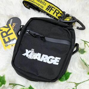 X-LARGE FR2 ミニショルダーバッグ　ミニバッグ　肩掛け　ブラック　人気