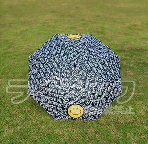 【ブラック】ゴルフ傘 ブルー 長傘 自動オープン 晴雨両用 日焼け防止 紫外線遮断99％ シルバーゴムコーティング