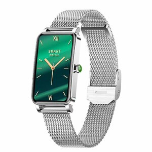 smart watch Android 2022 newest Smart bracele LINE notification Android multifunction woman oriented menstruation health control silver 