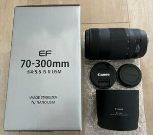 【美品・送料無料】Canon EF 70-300mm F4-5.6 IS Ⅱ USM キャノン