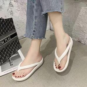 ビーチサンダル シャワーサンダル サンダル 25 ホワイト 男女兼用 新品