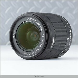 1 jpy ~ CANON EF-S 18-55mm F3.5-5.6 IS STM practical use used ..[F1]