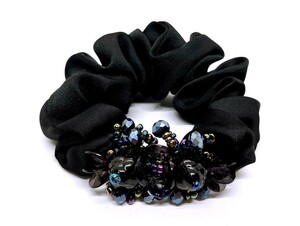 1 jpy ~. postage 120 jpy! including in a package OK! reservation 2 week.(*^^*.* hand made *. flower beads design * flower elastic *M476*
