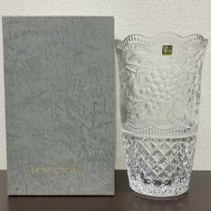 HOYA CRYSTAL TOKYO ホヤ クリスタル トウキョー 花瓶 ガラス フラワーベース 花入れ 中古