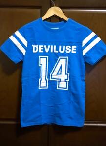 Deviluse デビルユース Tシャツ ブルー 番号 ken yokoyama 横山健 着用 Sサイズ パンク ロック ハイスタ Hi-STANDARD