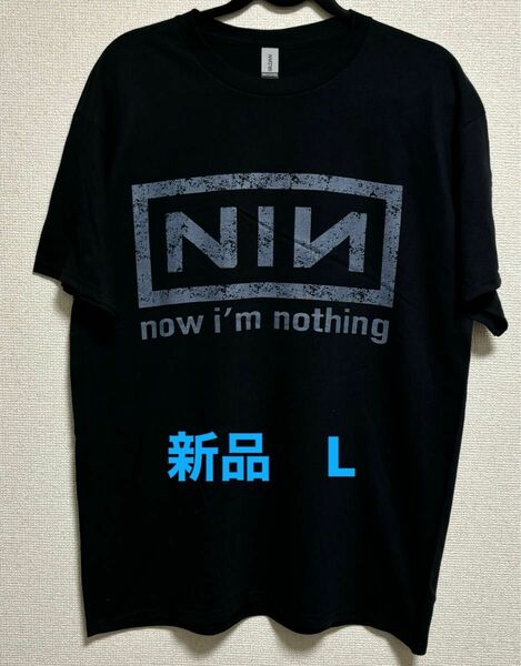 新品 NINE INCH NAILS Tシャツ Lサイズ ブラック　ナインインチネイルズ 