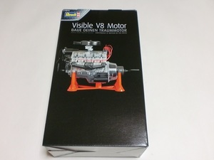 ドイツ レベル 1/4 V-8 車 カー エンジン ウ゛ィジブル 透明 Visible Car V8 Motor Engine Revell 00460