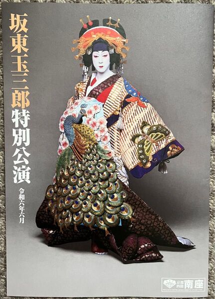 坂東玉三郎 壇浦兜軍記“阿古屋” プログラム パンフレット おまけフライヤー付
