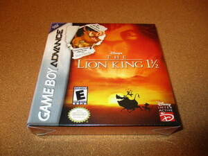 新品 （北米版）ゲームボーイアドバンスソフト ライオン・キング １1/2（THE LION KING）GBA