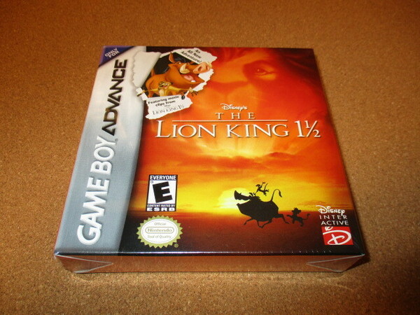 新品 （北米版）ゲームボーイアドバンスソフト ライオン・キング １1/2（THE LION KING）GBA
