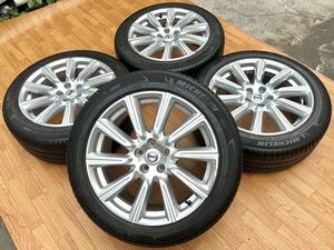 ボルボ V90 S90 純正 18インチ アルミホイール★MICHELIN 245/45R18 4本セット★ S60 V60