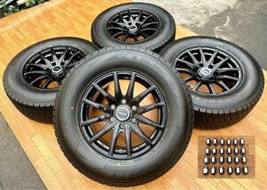 BISON 17インチ アルミホイール＆GOODYEAR 23年製 265/65R17 4本セット★ランドクルーザープラド FJクルーザーハイラックスサーフ パジェロ