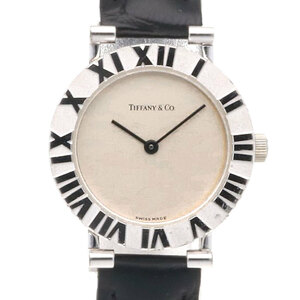 ティファニー アトラス 腕時計 時計 シルバー L0640 レディース 1年保証 TIFFANY&Co. 中古