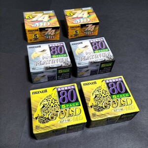 【未開封30枚】MDディスク★MD Mini Disc★ミニディスク★maxell★Pure GOLD★Pure PLATINUM★他★③