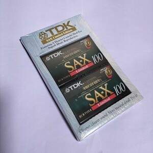 【未開封2本】レア品★カセットテープ★TDK★ティーディーケー★SA-X★SA-X100★ハイポジションカセットテープ★SA-X Limited Editinn★①