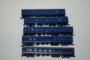  postage 370 jpy TOMIXto Mix light has confirmed 80 period 24 series 25 type gold obi passenger car together 