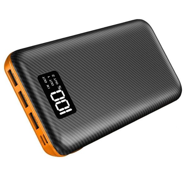 モバイルバッテリー24000mAh 大容量 LCD残量表示 PSE認証済