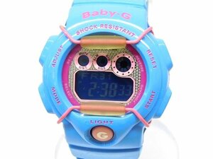 1円スタート CASIO カシオ Baby-G BG-1005M ■ ベイビージー レディース クォーツ 腕時計 ブルー □6E マ10