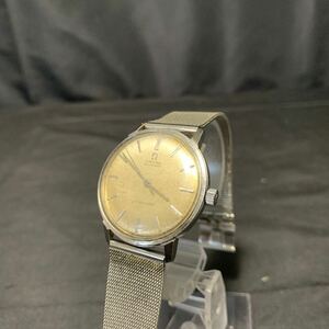 稼働品 OMEGA オメガ AUTOMATIC Seamaster シーマスター 自動巻き メンズ 腕時計 ラウンド シルバー系 アンティーク ウォッチ 1