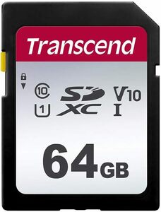トランセンド SDカード 64GB UHS-I U1 V10 Class10 (最大転送速度100MB/s)【データ復旧ソフト無償