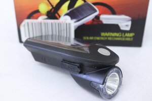 ★ノンブランド SOLAR USB BICYCLE LIGHT USB充電式 フロントライト