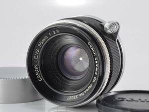 [良品]Canon (キヤノン) CANON LENS 35mm F2.8 ライカLマウント [保証] (53108)
