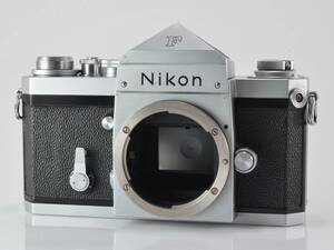 [良品]Nikon (ニコン) F アイレベルボディ 650****番台 富士山マーク 革ケース付 [保証] (53097)