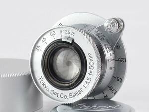 [美品] 東京光学 TOPCOR Tokyo Optical Simlar 50mm F3.5 ライカLマウント TOPCOR [保証] (53107)