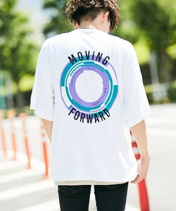 kutir CIRCLE LOGO EX BIG TEE/ サークルロゴスーパービッグTシャツ ホワイト オーバーサイズ