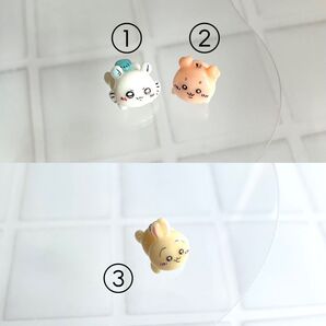 3Dネイルパーツ オーダー 寝そべり モモンガ カニちゃん 古本屋 ちいかわ