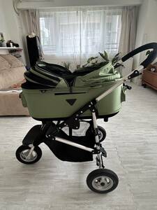 AirBuggy DOME2 STANDARD MODEL М size green for pets buggy air buggy dome 2 [USED]