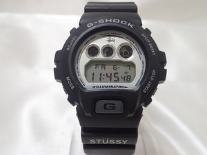 6704[T]CASIOカシオ/G-SHOCK×STUSSY/ステューシー コラボウォッチ/DW-6900/メンズ腕時計/デジタルウォッチ