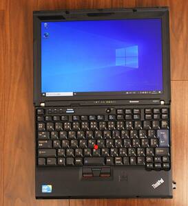 ThinkPad X201i 4GB/320GB Win10 Pro 64ビット動作確認 ジャンク