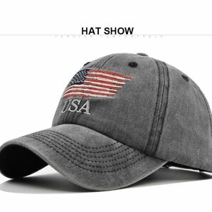 【大人気♪】アメリカ　USA　国旗　キャップ　帽子　ストリート　野球帽