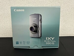 美品　A1　Canon　キャノン　PC1437　IXY DIGITAL 930IS　コンパクトデジタルカメラ　元箱付き　シルバーカラー　シャッターOK　現状品