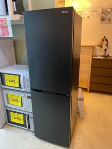 冷蔵庫 アイリスオーヤマ IRSE-16A 2022年製 162L ブラック 中古品 ■直接引取り者歓迎■