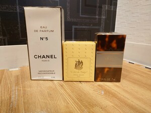 sr1234 012 unopened goods perfume 3. set CHANEL Nina Ricci VIVRE Chanel Nina Ricci bi blur fashion accessories present condition goods used fragrance 