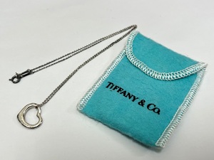 ☆TIFFANY＆Co./ティファニー オープンハート ネックレス シルバー925《中古品》☆ 