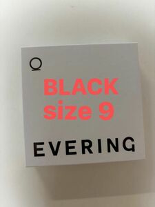 EVERING ブラック エブリング Black size9