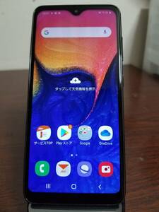 318 au SCV46 SAMSUNG Galaxy A20 32GB*3GB*SIM свободный 5.8 дюймовый Black суждение 0 [Samsung* б/у товар * Galaxy ]