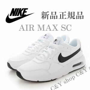 27.0cm новый товар NIKE AIR MAX SC Nike air max спортивные туфли обувь белый чёрный белый черный мужской aCW4555-102