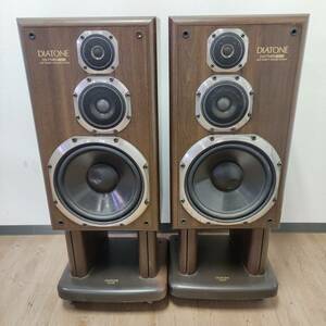 BEg261R Fukuoka departure DIATONE DS-77HRX DK-77X/WN stand attaching Diatone 3WAY pair speaker system book shelf type sound equipment 