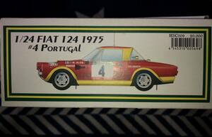 レア スタジオ27 1/24 フィアット FIAT 124 #4 ポルトガルラリー 1975 HSC ヒストリックスポーツカー STUDIO27 