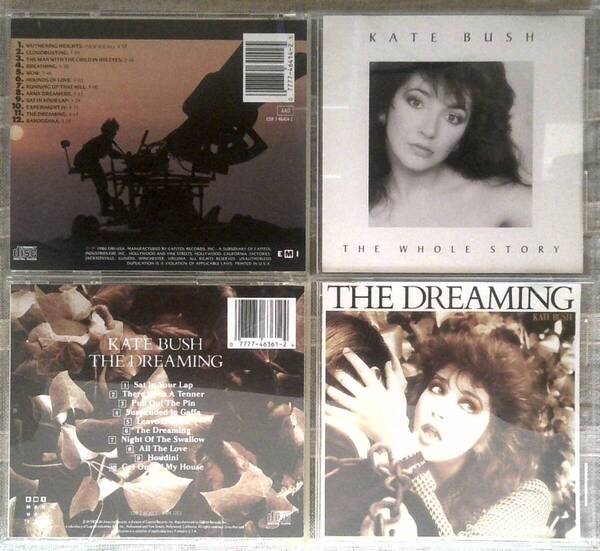 Kate Bush - Dreaming / The Whole Story CD2枚セットで US輸入盤